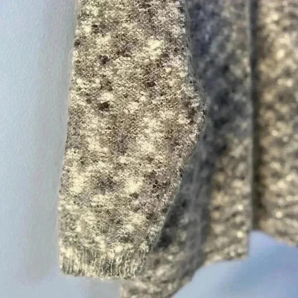 Vintage 90s Paul Harrison Wool Mohair Blend Sweater Gray Size Medium M - Picture 3 of 7